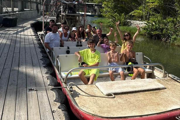 The Radford Family jet off to the USA to spend half-term in Florida