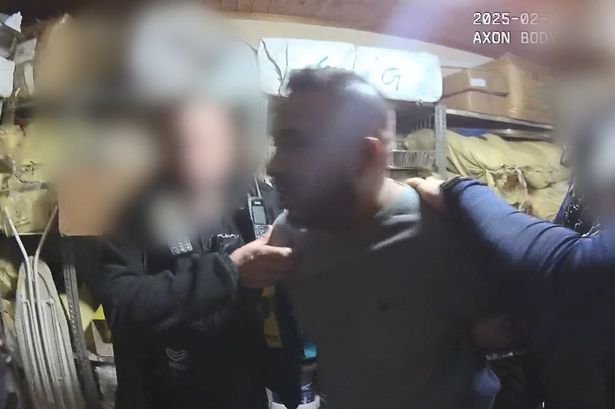 Moment cocaine-fuelled driver who killed Burnley girl, 3, arrested in restaurant