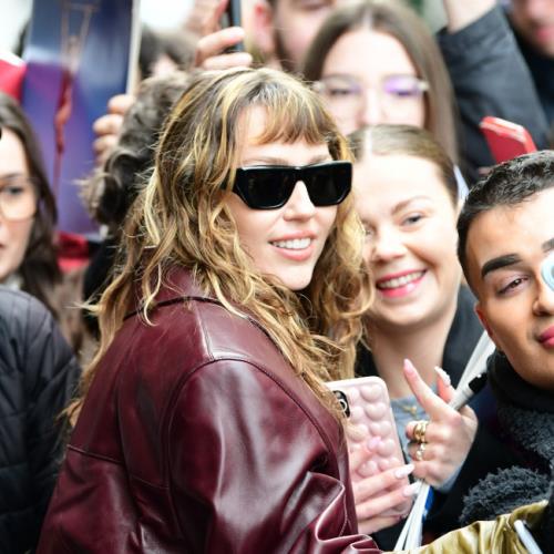 Miley Cyrus performs stirring new ballad in front of exes at private NYC gig