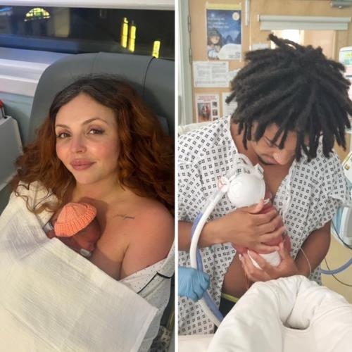 Jesy Nelson gives birth to twins after troubled pregnancy