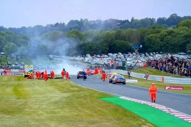 Two riders aged 21 and 29 killed in catastrophic 11-bike smash at British Supersport Championship