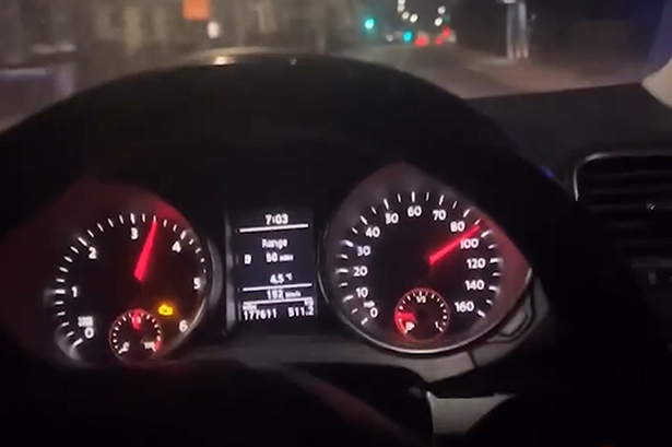 Shocking video shows Lancashire death crash driver speeding at 100mph in residential area