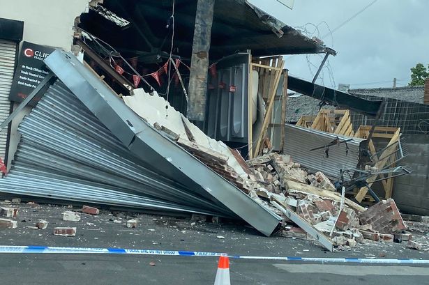 Car ploughs into bathroom supply store in horror crash causing severe damage