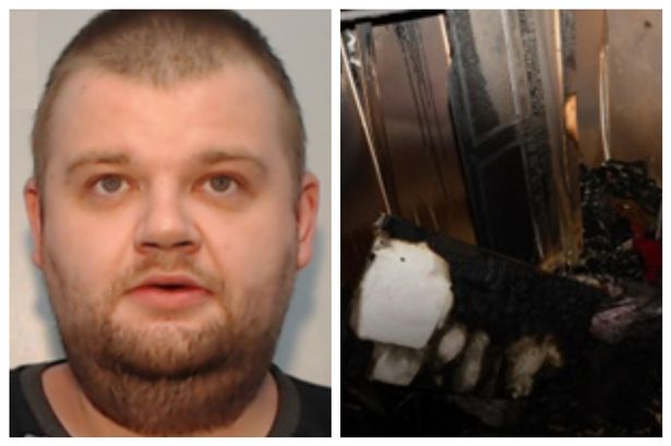 Thug destroyed own mum’s house after raiding her fridge in sick arson attack
