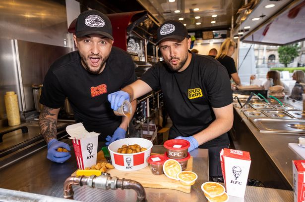 KFC returns to Preston roots and teams up with SpudBros for 60th party