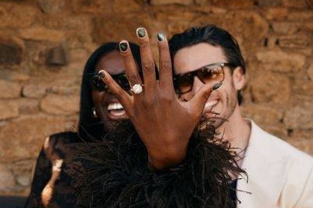 Big Brother’s AJ Odudu engaged to secret boyfriend as she shows off huge diamond ring