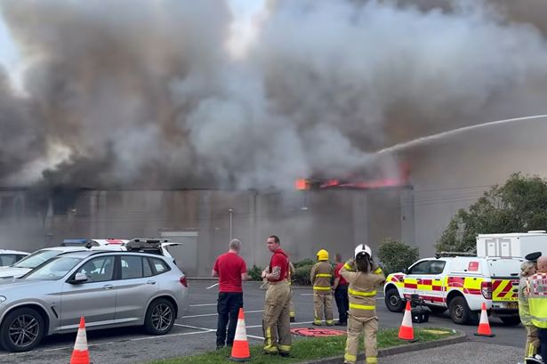 Blackpool homes evacuated after huge fire breaks out at former working men’s club used in Robbie Williams video