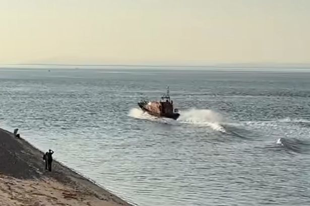 Dramatic rescue of lads partying on sandbank after being ferried from shore by friend on ‘inflatable’