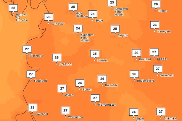 Exact date heatwave to hit Lancashire as ‘risk to life’ alert issued in UK