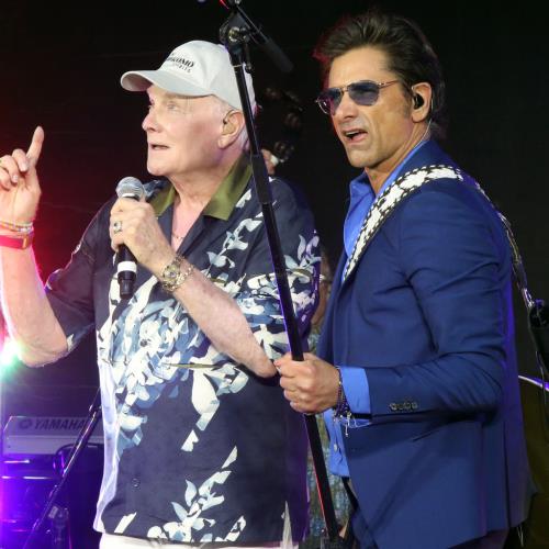 Mike Love honours Brian Wilson during Songwriters Hall of Fame induction ceremony