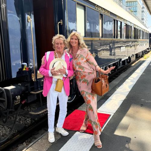 Rod Stewart and Penny Lancaster celebrate 18 years wed