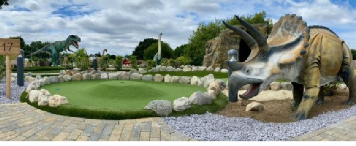 Jurassic Park crazy golf to replace existing course plan approved