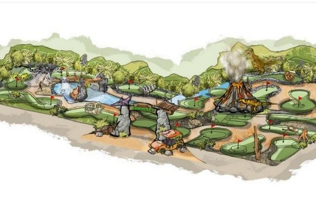 Dinosaurs and volcano adventure golf course coming to Burnley