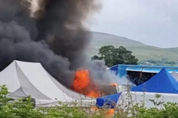 Massive blaze rips through tents at Appleby Horse Fair