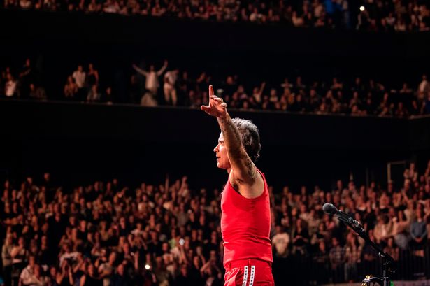 Robbie Williams brings out second surprise guest during sold-out Manchester shows