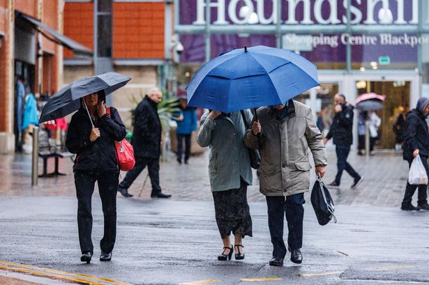 When thunderstorms are forecast reach Lancashire this weekend