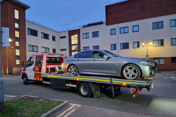Car abandoned and driver on run after giving police ‘the slip’ before chase