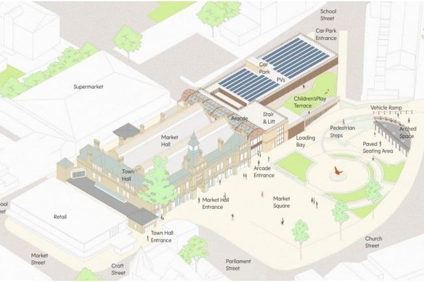Multi-million pound market hall revamp with glass roof arcade gets the go ahead