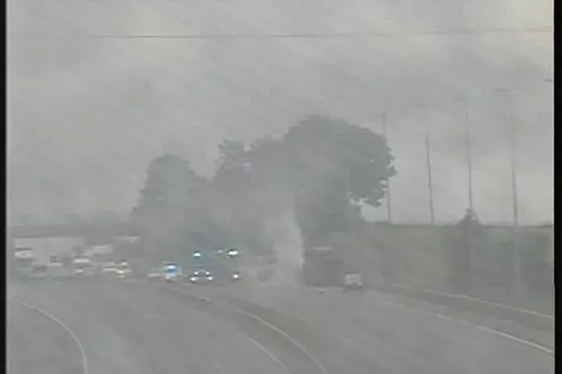LIVE M6 traffic updates as lorry fire shuts motorway causing huge delays