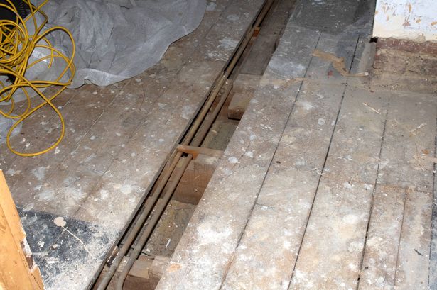 Plumbers make discovery under property floorboards that creeps residents out