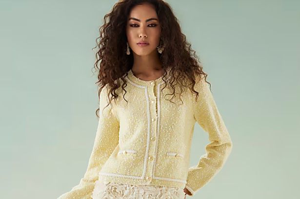 River Island’s Chanel-inspired butter yellow cardigan set to be this season’s must-have
