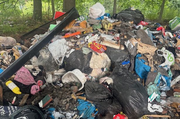 Hunt for Blackburn van driver who dumped mountain of rubbish