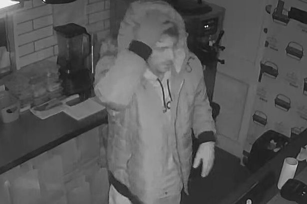 Police manhunt after thief steals £1,740 from burger chain restaurant