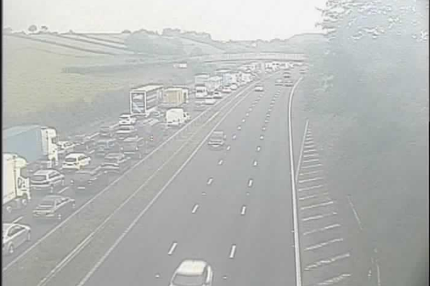 LIVE updates as M6 closed in both directions after huge crash