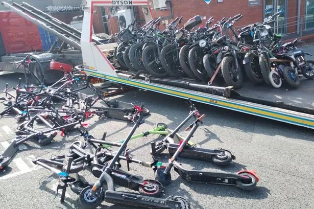 Dozens of illegal electric bikes and scooters seized in just one week in Preston