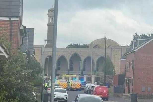 Man in 40s stabbed in back near mosque car park