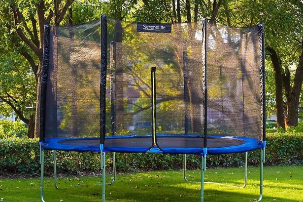 Kids ‘spend the whole day’ on this on-sale 12-foot trampoline that’s ‘a hit with the whole family’