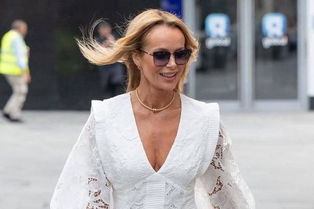 Amanda Holden wows in all-white Karen Millen dress that’s now on sale for 30% less