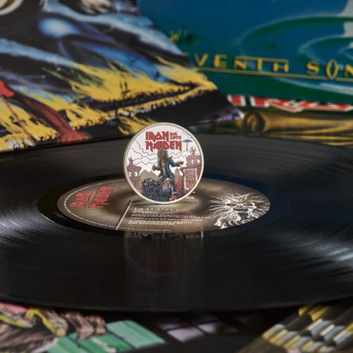 Iron Maiden bestowed with 50th anniversary coin by Royal Mint