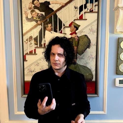 Jack White gets his first ‘cellular telephone’ as 50th birthday present