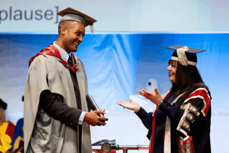 Former Premier League footballer honoured for impact on and off the pitch