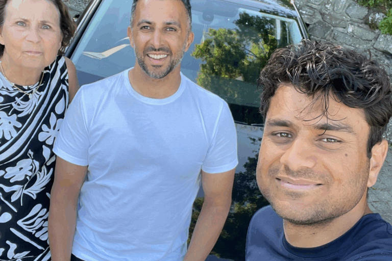 Entrepreneur gifts car to Lancashire teen cricket star from Flintoff TV show