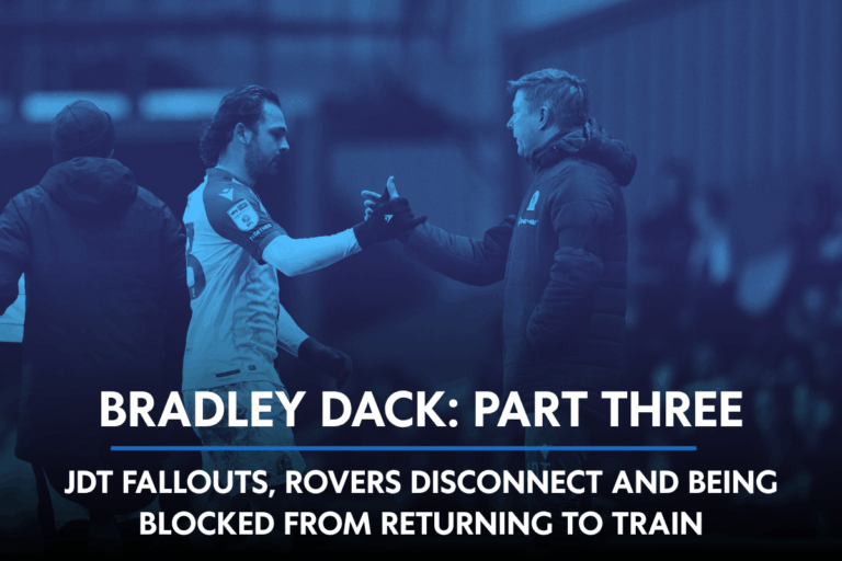 Bradley Dack: Jon Dahl Tomasson fallouts and blocked Blackburn Rovers training return