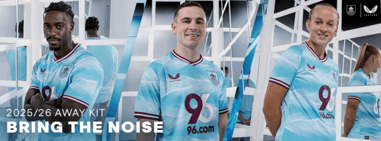 Clarets unveil new 2025/26 away strip ahead of Premier League return