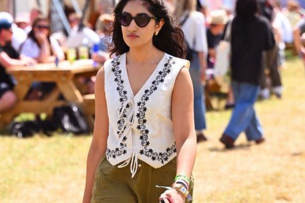 Netflix’s One Day star Ambika Mod looked chic at Glastonbury – shop her look