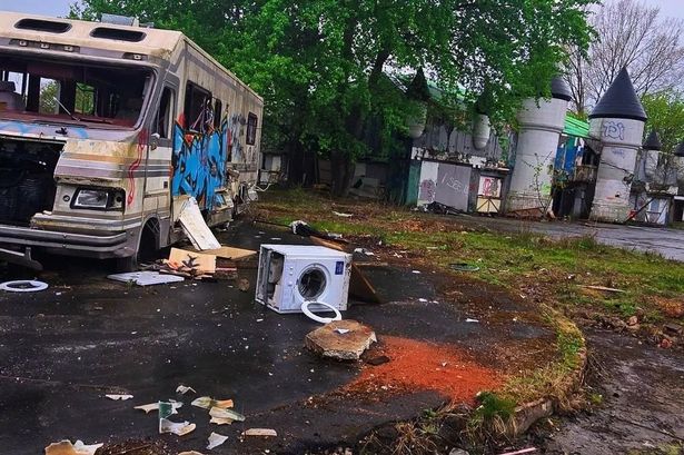 Eerie pictures show inside abandoned Camelot theme park as it’s reclaimed by nature