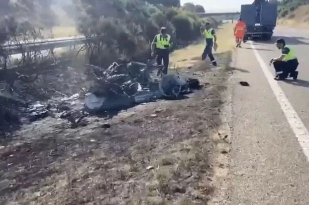 First Diogo Jota crash scene photos emerge after Liverpool star’s tragic death