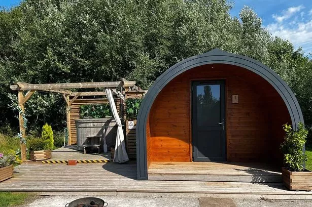 We tried glamping on a farm near Blackpool with wood fired hot tubs and pizza van