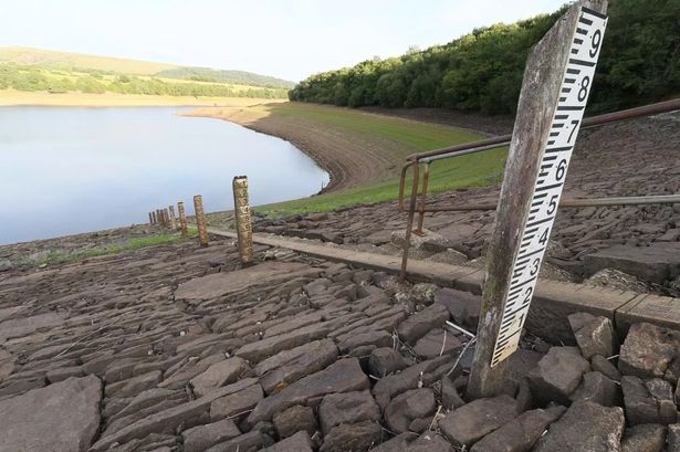 Dramatic images show Lancashire reservoirs’ low water levels as hosepipe ban begins in Yorkshire
