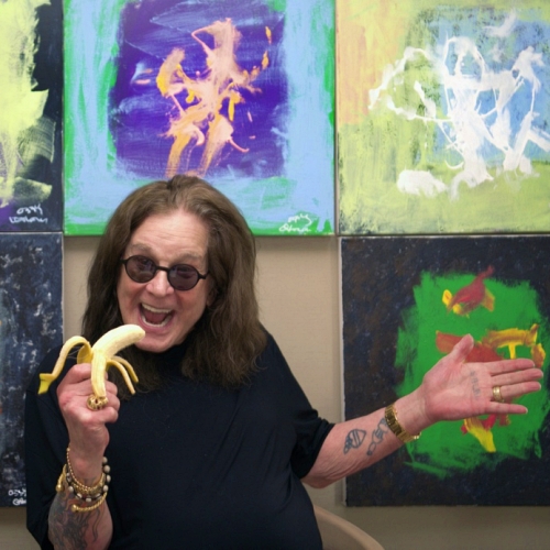 Ozzy’s wild canvas: Prince of Darkness paints with chimps for charity