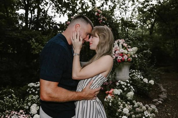 Taylor Swift and Travis Kelce engaged as loved-up couple share proposal pics