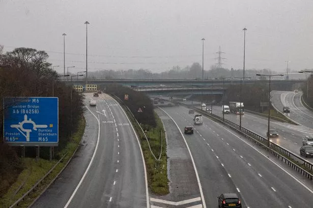 M6 closed for hours in Lancashire as police dealt with ‘concern for welfare’