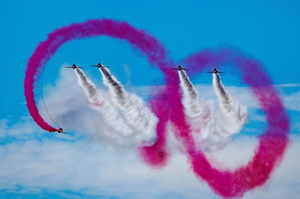 All the places in Lancashire and Cumbria you can see the Red Arrows this weekend
