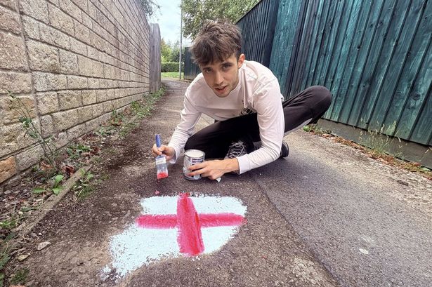 ‘I’ve painted St George’s flag on pothole to make my council fix it’
