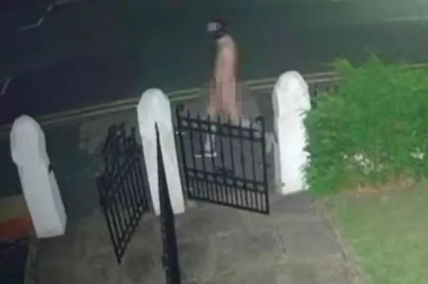 Neighbour who caught naked masked man says footage has ‘divided opinion’