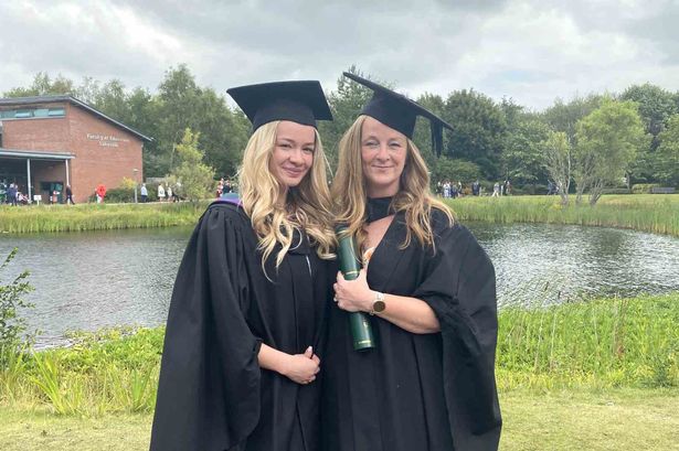 ‘The hardest thing I’ve ever done’ – mum scores first class degree at 52 after joining same course as her daughter